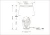 Настольная лампа Arte Lamp Ruby (Рубы) A4064LT-1BR