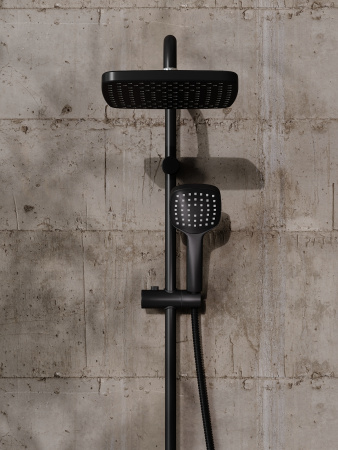 Душевая стойка Orange O-Shower OW04b настенная цвет черный