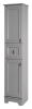 Шкаф-пенал Misty Лувр П-Лвр04035-1504Л 40х180 напольный цвет серый