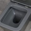 Унитаз подвесной Melana 310304MDG темно-серый с сиденьем микролифт безободковый