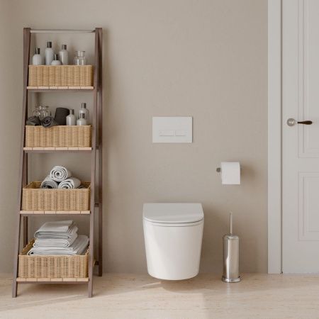 Комплект унитаз с инталляцией и клавишей смыва Iberica Blanca BURGOS ALTO IB001.BRA.234.211