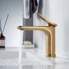 Смеситель Shevanik S4701G на раковину золото