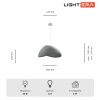 Светильник подвесной Lightera STONE (СТОНЕ) LE205L-600S
