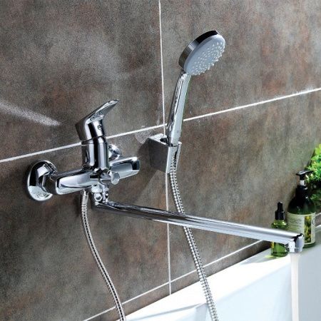 Смеситель для ванны и душа IDDIS Zodiac ZODSBL2i10 настенный хром