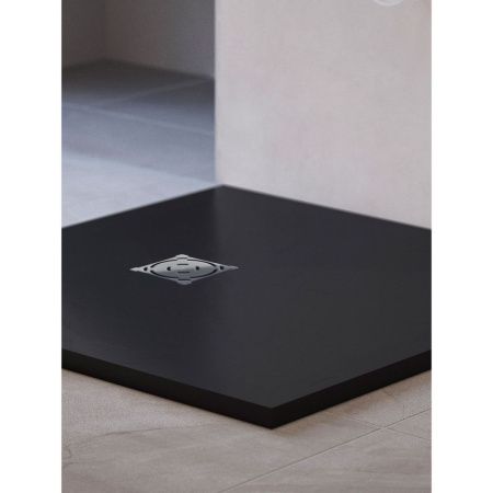 Душевой поддон из искусственного камня RGW Stone Tray 16152100-02 100х100 серый без ножек