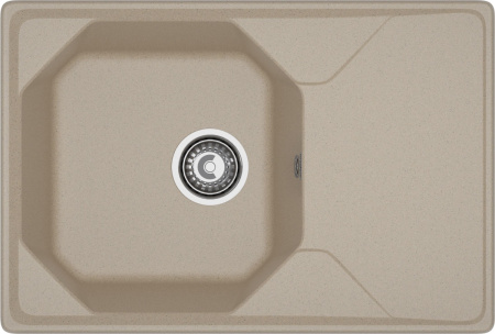 Кухонная мойка Granfest Unique U-740L песочный 74х50 цвет бежевый поверхность матовая