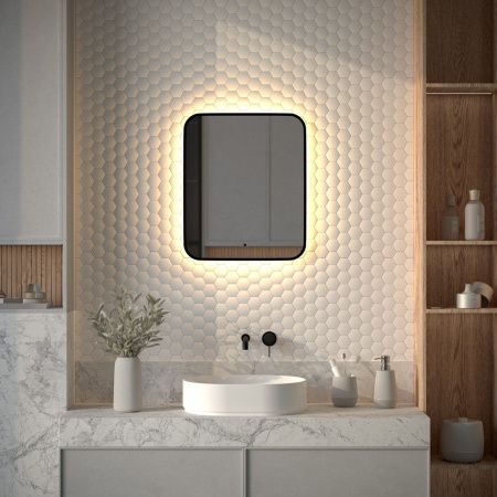 Зеркало с подсветкой Defesto AURA DF 2973R 50х60 подвесное