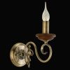 Бра Natali Kovaltseva LUXURY WOOD (ЛУКСУРЫ ВООД) LUXURY WOOD 11357/1W ANTIQUE,WALNUT
