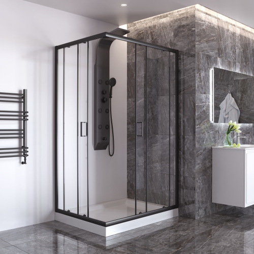 Душевой уголок Taliente TA-08120-1CB 120х80 стекло прозрачное 6 мм - фото 2