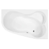 Ванна акриловая Vagnerplast Melite VPBA163MEL3LX-04 160х105 пристенная асимметричная без каркаса