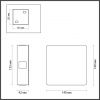 Светильник настенный Odeon Light Vista (Виста) 4259/8WL