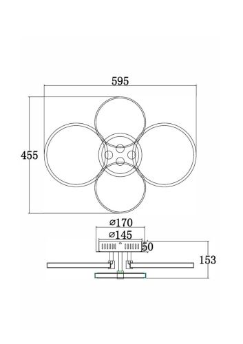 Светильник потолочный Freya Gritta Market FR10018CL-L40W - фото 4