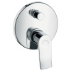 Смеситель для душа Hansgrohe Metris S 31487000 встраиваемый в стену хром