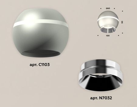 Светильник накладной Ambrella Light Techno (Тецхно) XS1103002