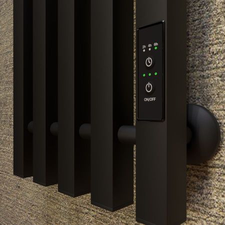 Полотенцесушитель Маргроид Inaro профильный Inaro-12024-1081-9005R 27х120 электрический черный матовый