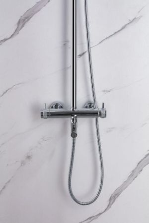 Душевая стойка Allen Brau Priority 5.31A10-00 настенная цвет хром