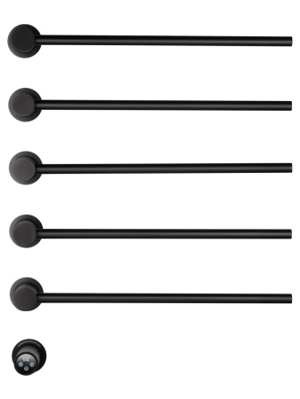 Полотенцесушитель электрический Wonzon & Woghand Hamburg WW-AL315-MB 45х65 черный