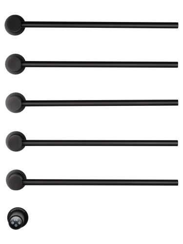 Полотенцесушитель электрический Wonzon & Woghand Hamburg WW-AL315-MB 45х65 черный - фото 2