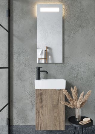 Зеркало с подсветкой Sancos Solo SL35 40х80 подвесное