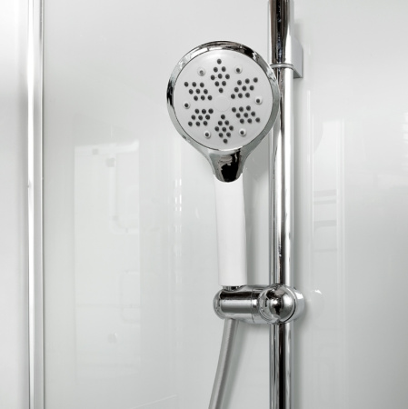 Душевая кабина AvaCan EM4590LED+GM 90х90 четверть круга с крышей ориентация универсальная