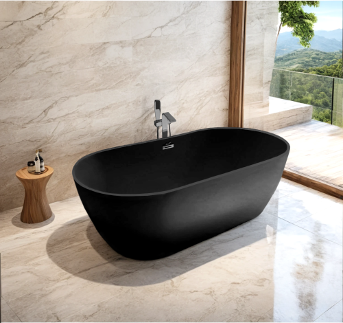 Ванна акриловая Cerutti SPA CT10515 170х75 отдельностоящая овальная