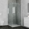Душевой уголок Ambassador Abner 10011101R 90х90 стекло прозрачное профиль хром без поддона