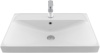 Раковина керамическая Aquanet Flash 00333267 71х47 полувстраиваемая цвет белый 1 отверстие под смеситель
