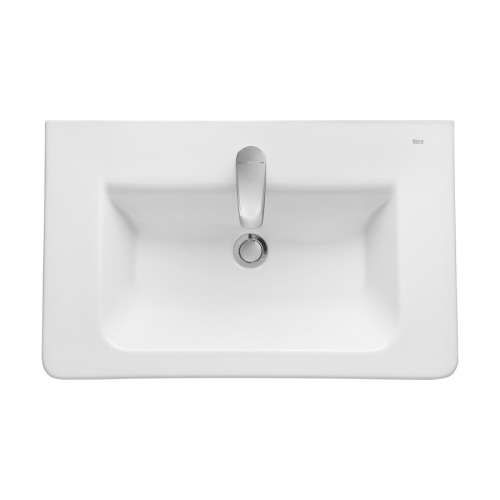 Раковина из сантехнического фарфора Roca The Gap Unik 7327471000 70х44 накладная цвет белый - фото 2