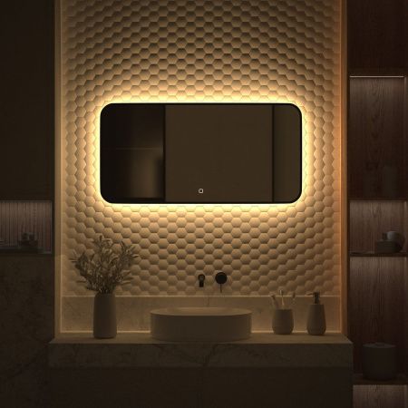 Зеркало с подсветкой Defesto AURA DF 2975SH 100х50 подвесное