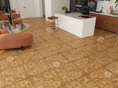 SPC ламинат Alpine Floor Parquet Sirocco ECO 25-2 PARQUET SIROCCO Лувр толщина 0.6 см 43 класс 595х595 - фото 3