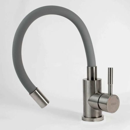 Смеситель для кухни Esko K44 G на мойку нержавеющая сталь
