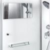 Душевая кабина AvaCan D011 110х110 четверть круга без крыши ориентация универсальная