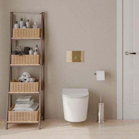 Комплект унитаз с инталляцией и клавишей смыва Iberica Blanca BURGOS ALTO IB.001M.BRA.234.836