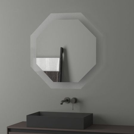 Зеркало с подсветкой Evoform Ledshine BY 2505 80х80 подвесное