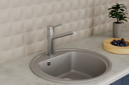 Смеситель для кухни Rush MS9035-34 на мойку хром - фото 3