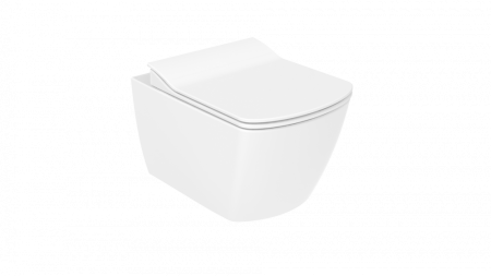 Чаша унитаза подвесная Creavit Elegant EG321-00CB00E-0000 цвет белый без сиденья смыв торнадо