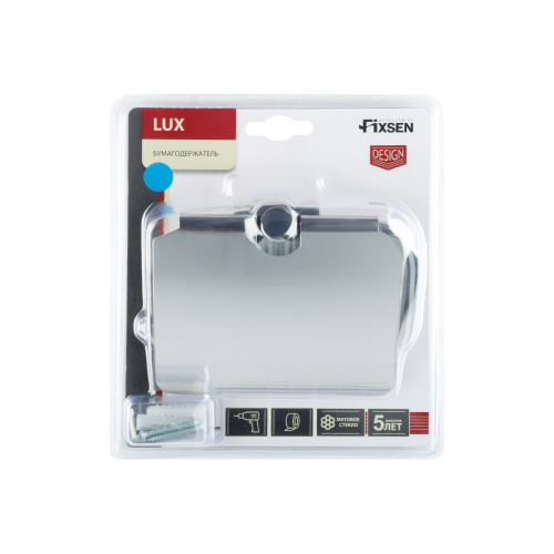 Бумагодержатель Fixsen Lux chrome FX-15010 - фото 4