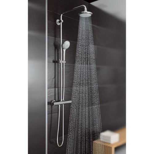 Душевая стойка Grohe Euphoria 27420001 настенная цвет хром с термостатом - фото 3