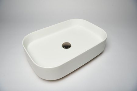 Раковина из сантехнического фарфора Galassia SMARTB 7402MT 60х40 накладная цвет белый