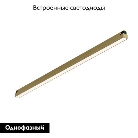 Трековый однофазный светильник Denkirs Shine linear (Схине линеар) DK5752-SB
