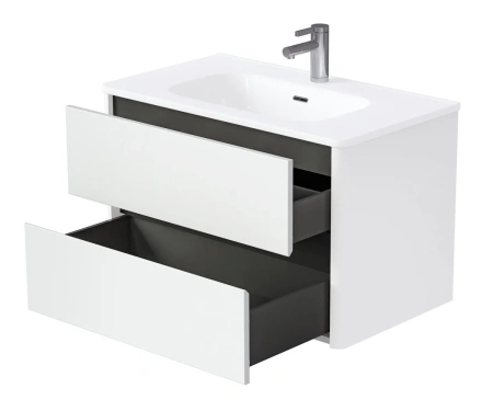 Тумба под раковину 1MarKa Mona Ц0000041932 80х45х50 цвет белый