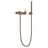 Смеситель для ванны и душа Knotlor ECLIPSE SS-22/RB настенный бронза