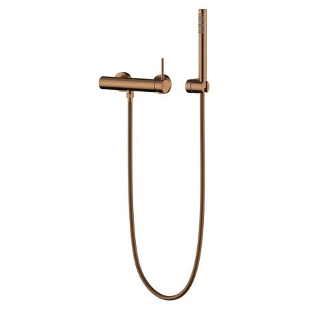 Смеситель для ванны и душа Knotlor ECLIPSE SS-22/RB настенный бронза