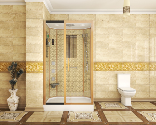 Душевая кабина Niagara Luxe 7711GL 120х90 прямоугольная с крышей - фото 2