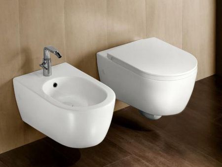 Чаша унитаза подвесная Hatria FUSION Y1CC01 цвет белый без сиденья безободковая каскадный смыв