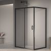 Душевой уголок RGW Passage 410824580-14 100х80 стекло прозрачное профиль черный без поддона