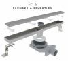 Душевой лоток Plumberia Selection PSL LINEAR PSL60MT 60х5 нержавеющая сталь