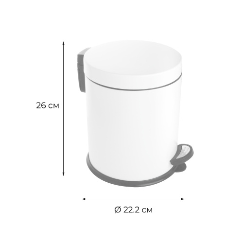 Ведро мусорное Fixsen Horeca FX-34024W - фото 4