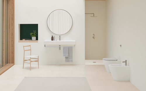 Биде GSI Kube X 9462111_УЦ/4 напольное (уколы и потертость) - фото 3