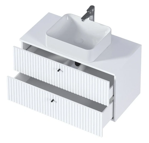 Тумба под раковину 1MarKa Desire Ц0000026595 90х50х49 цвет белый - фото 2